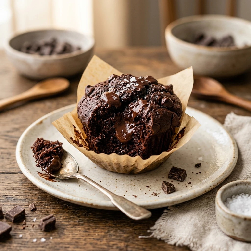 Double Chocolate Muffins Better Than Bakery