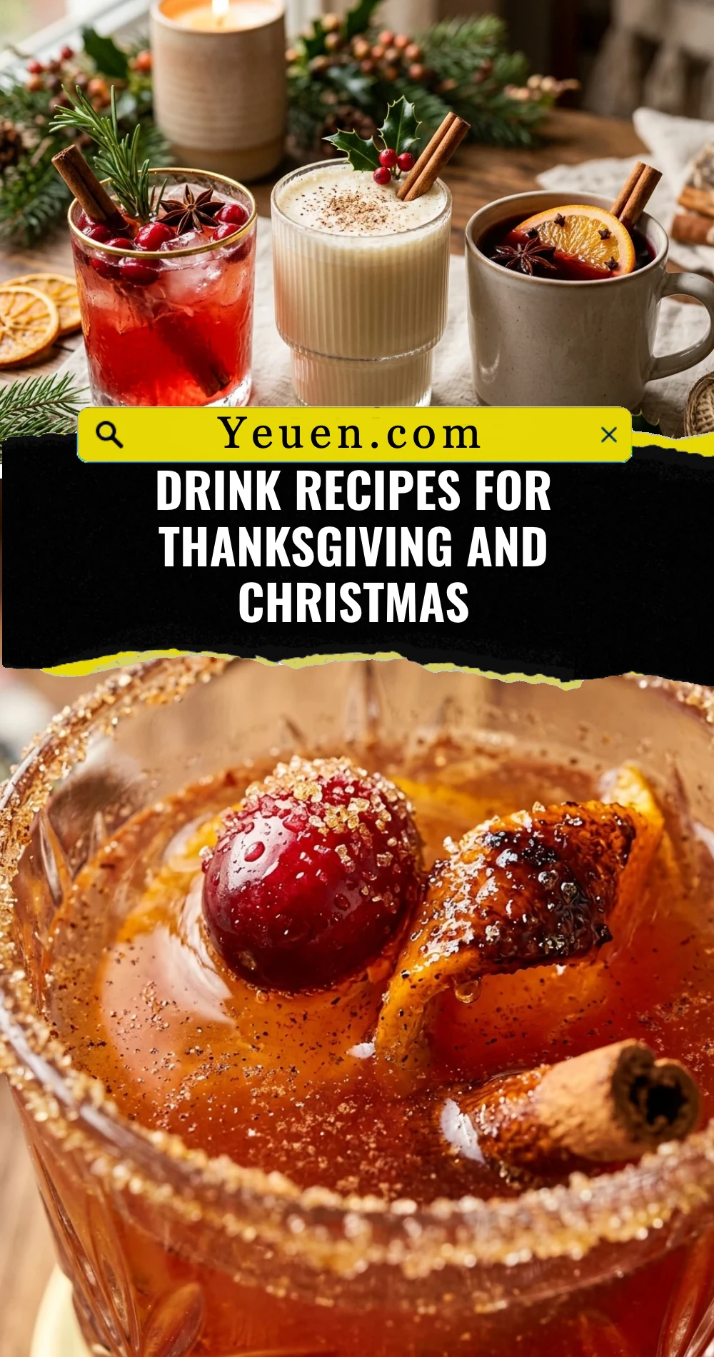 Drink Recipes For Thanksgiving And Christmas