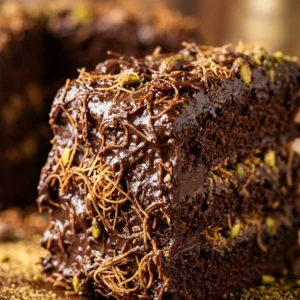 Dubai Chocolate Cake Viral Easy Bakery Style