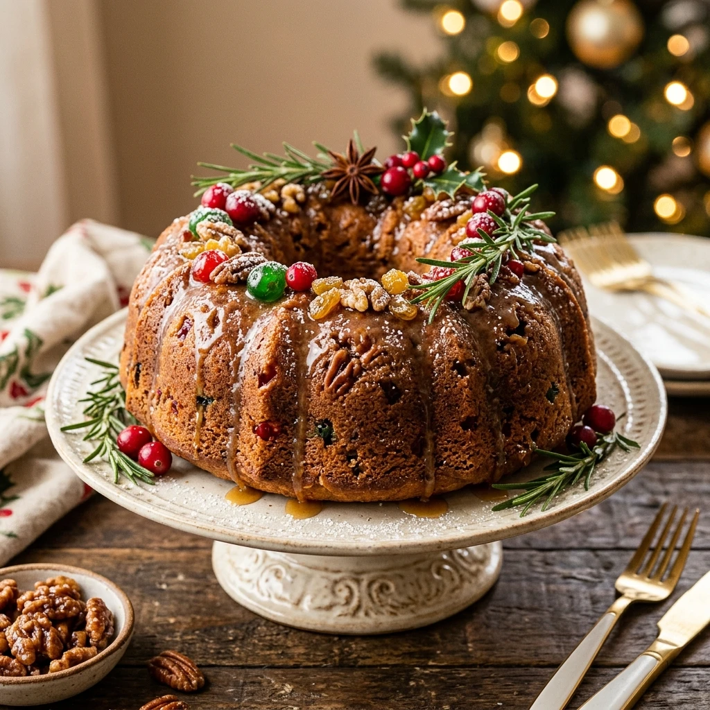 Dump And Bake Christmas Rum Cake 3 Ingredient No Fail