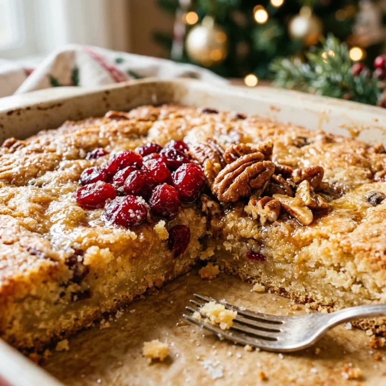 Dump And Bake Christmas Shortbread Cake 3 Ingredient