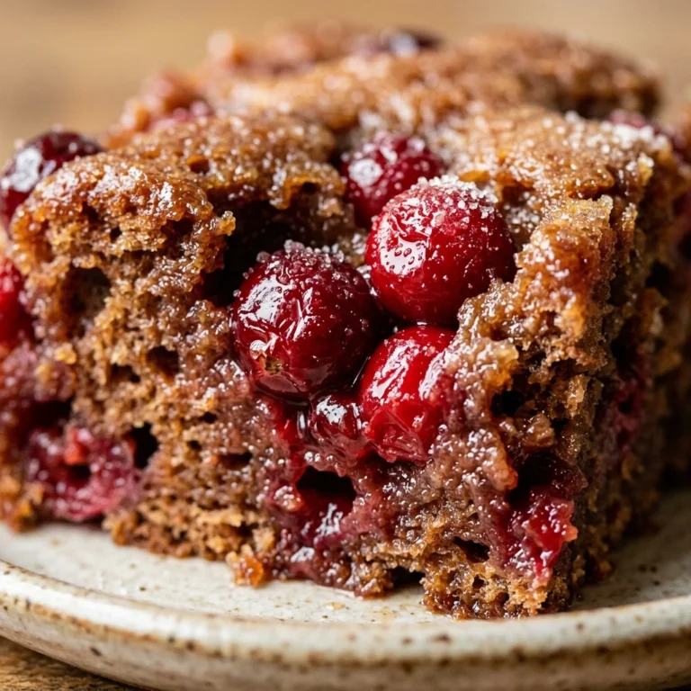 Dump And Bake Cranberry Christmas Cake 3 Ingredient