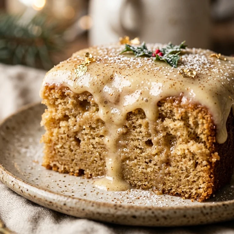 Dump And Bake Eggnog Christmas Cake 3 Ingredient No Prep