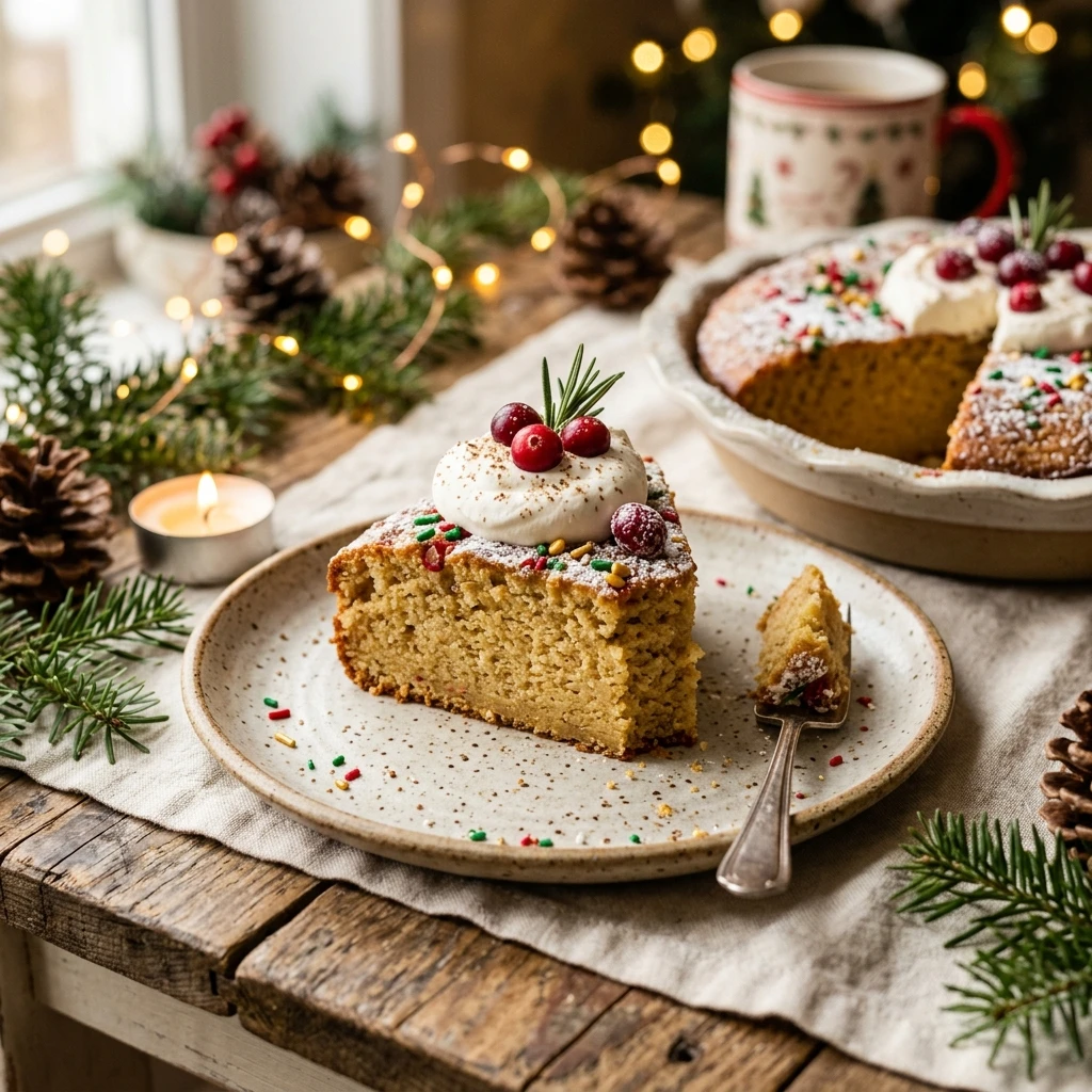 Dump And Bake Eggnog Christmas Cake 3 Ingredient No Prep