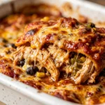 Dump And Bake Enchilada Casserole No Prep
