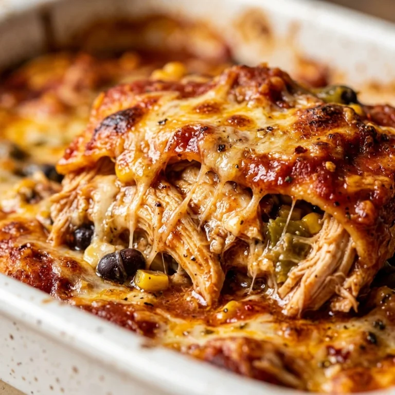 Dump And Bake Enchilada Casserole No Prep