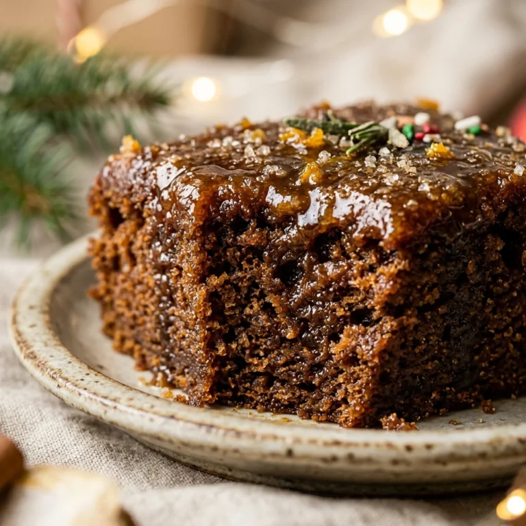 Dump And Bake Gingerbread Cake Christmas 3 Ingredient