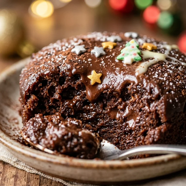 Dump And Bake Hot Chocolate Christmas Cake 3 Ingredient