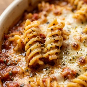Dump and Bake Pasta - No Boiling Needed!