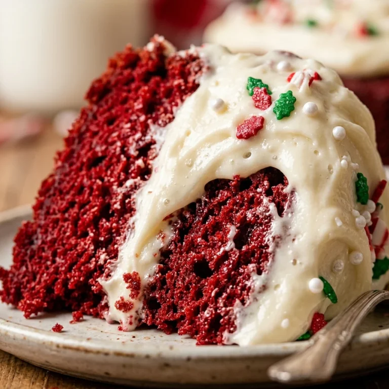 Dump And Bake Red Velvet Christmas Cake 3 Ingredient