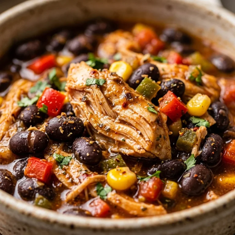 Dump And Go High Protein Chicken And Black Beans Crockpot