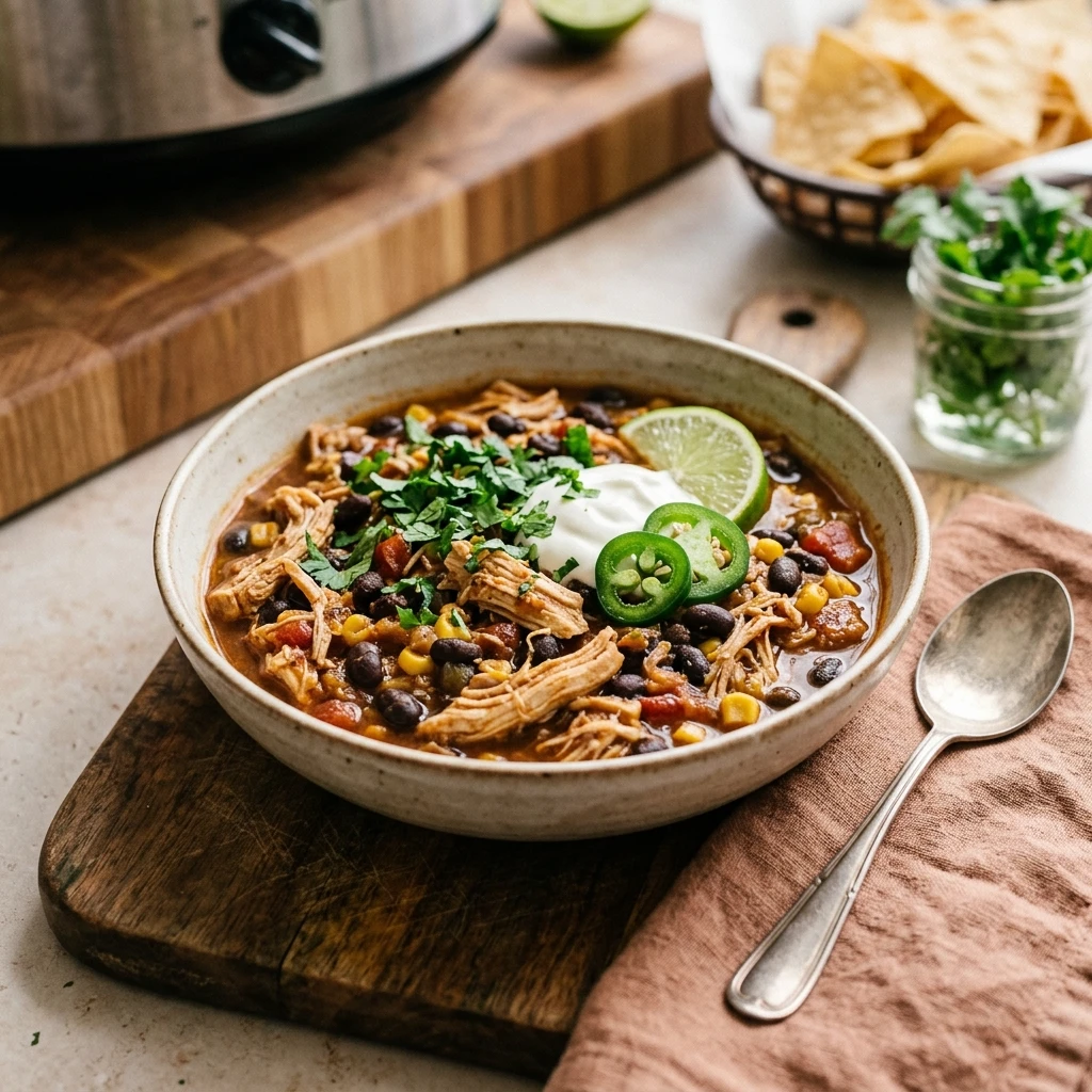 Dump And Walk High Protein Chicken And Black Beans Crockpot Under $20 Feeds A Crowd