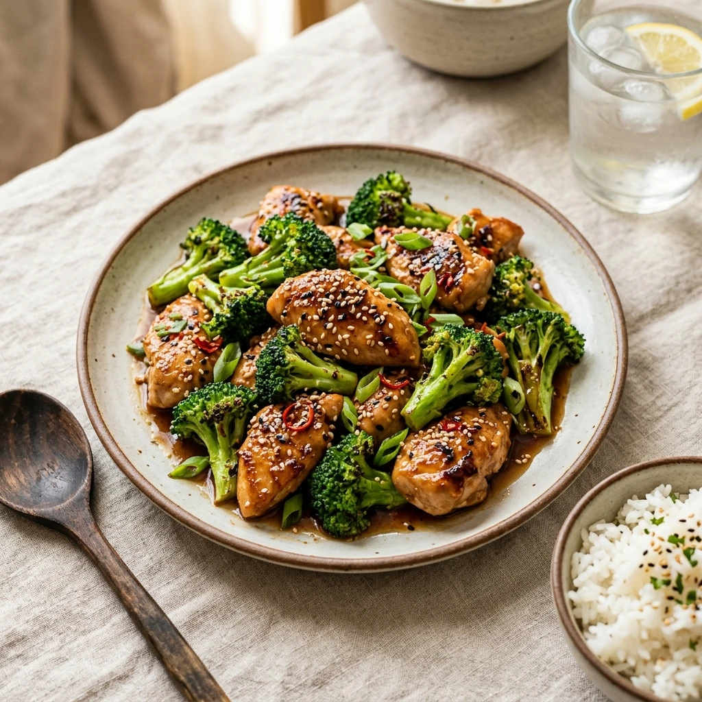 Dump And Walk High Protein Sesame Chicken And Broccoli Under $20 Feeds A Crowd