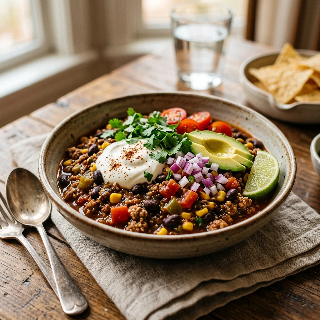 Dump And Walk High Protein Taco Bowls Crockpot No Chopping