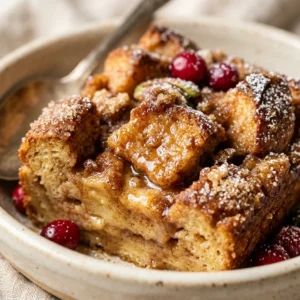 Dump & Bake Cinnamon French Toast Christmas Easy Make Ahead Feed Crowd