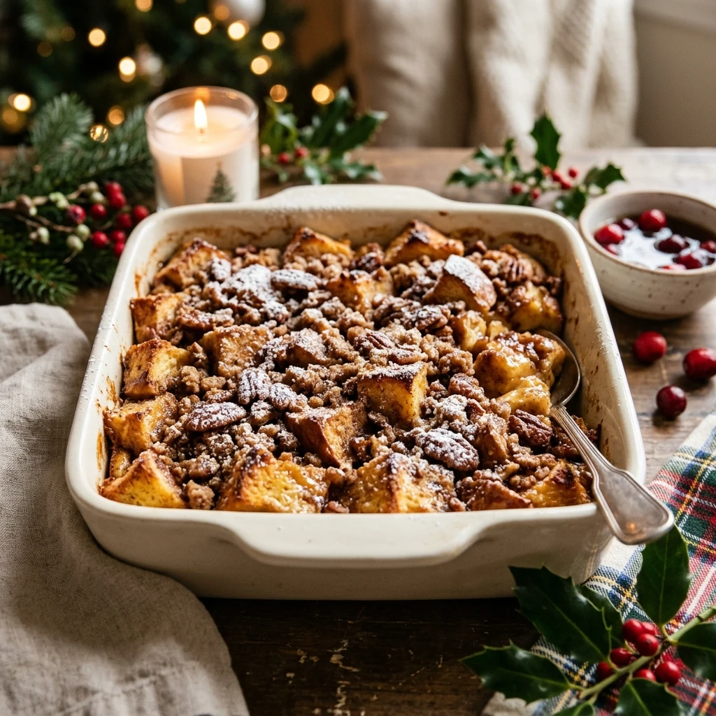 Dump & Bake Cinnamon French Toast Christmas Easy Make Ahead Feed Crowd