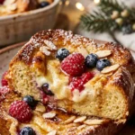 Dump & Bake Cream Cheese French Toast Christmas Easy Make Ahead Feed Crowd