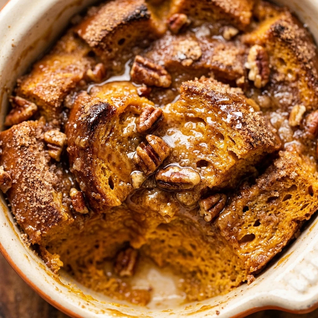 Dump & Bake Pumpkin French Toast Christmas Easy Make Ahead Feed Crowd