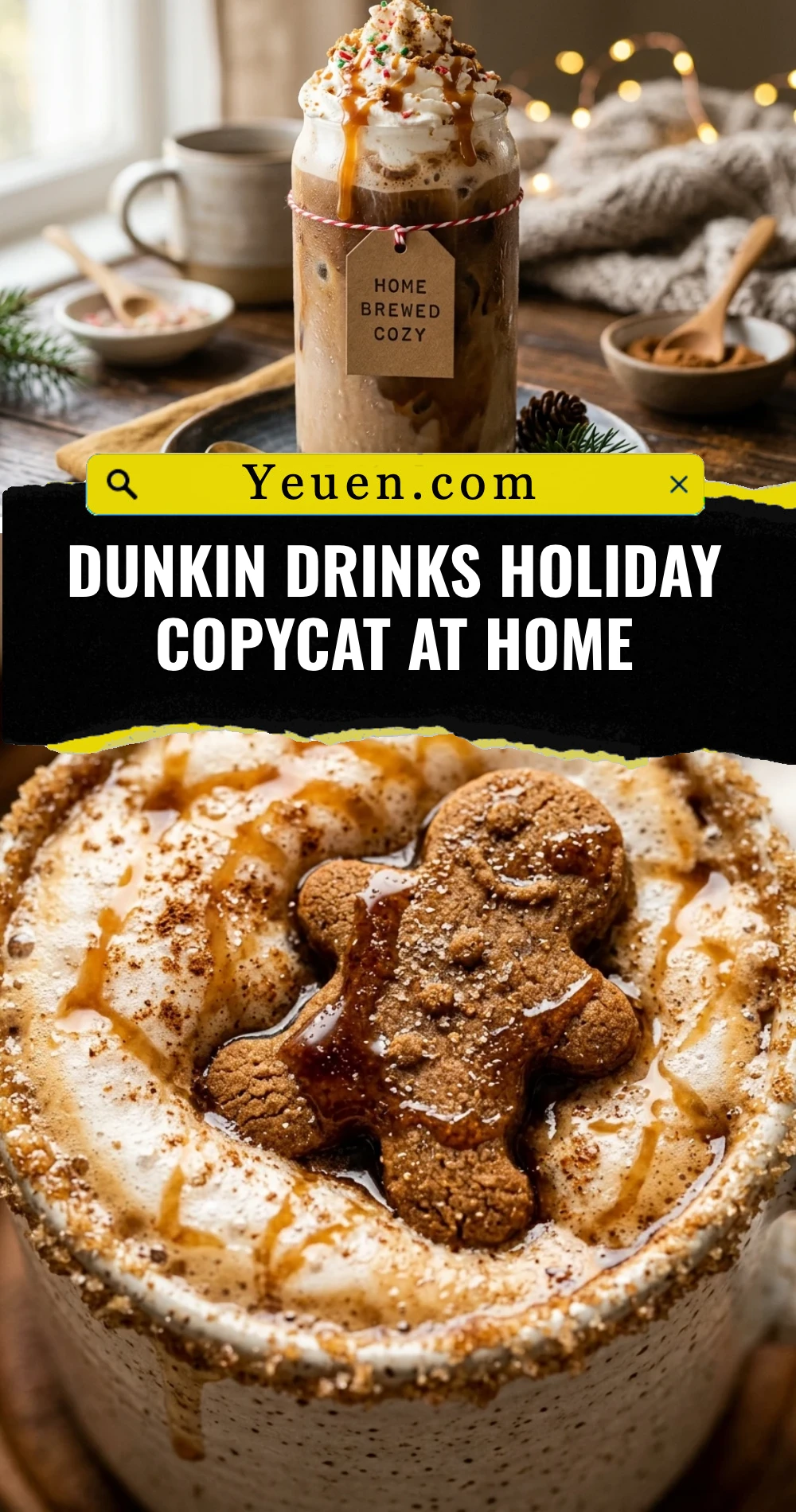 Dunkin Drinks Holiday Copycat At Home