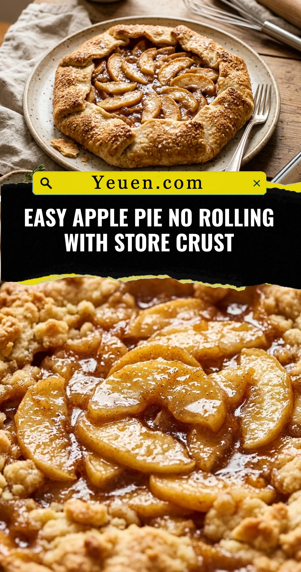 Easy Apple Pie No Rolling With Store Crust