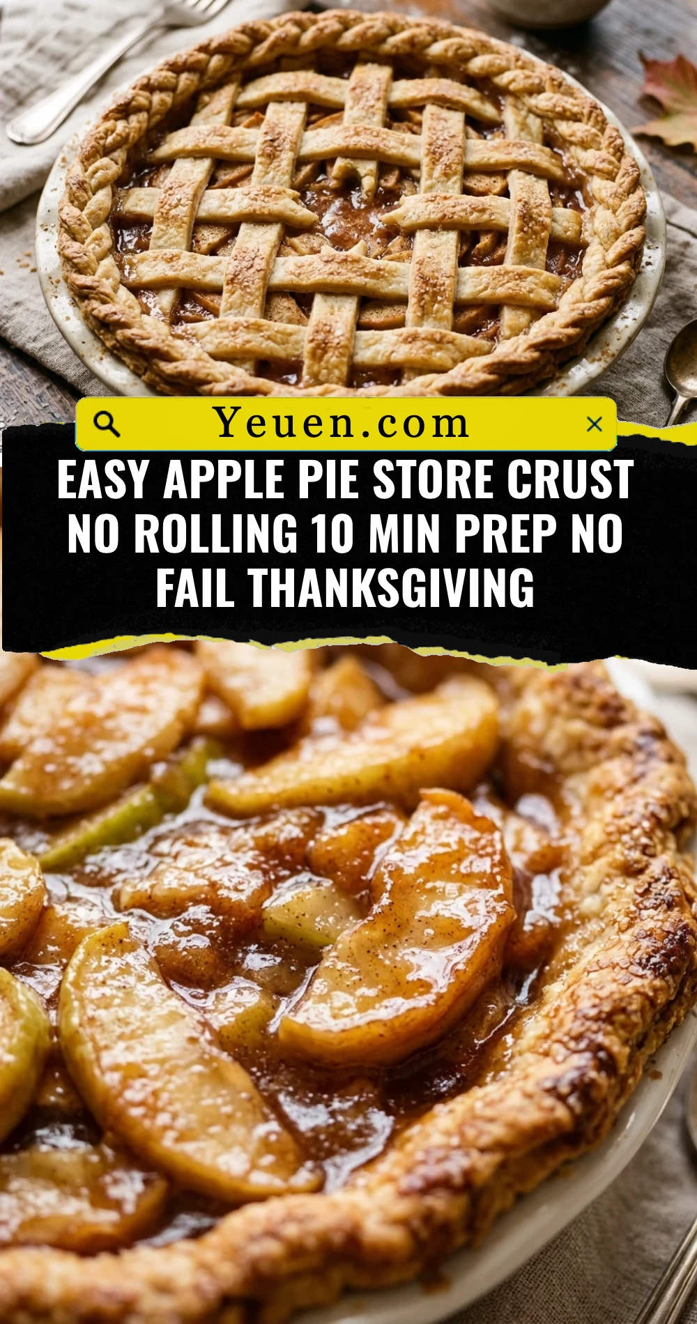 Easy Apple Pie Store Crust No Rolling 10 Min Prep No Fail Thanksgiving