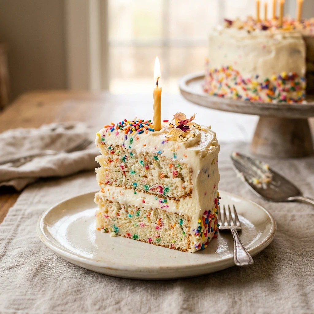 Easy Birthday Cake 3 Ingredient No Fail Box Mix Hack Bakery Style