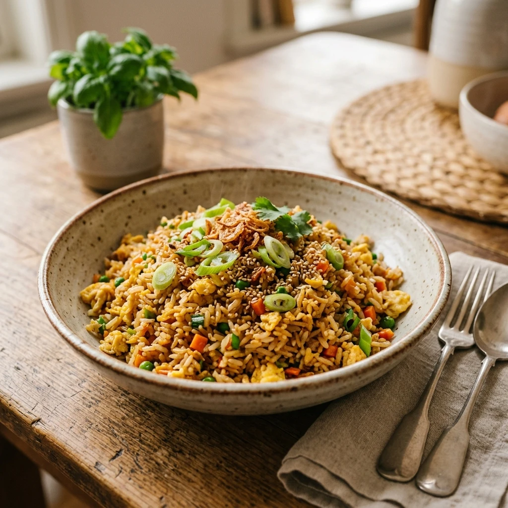 Easy Budget Fried Rice Under $1.50 Per Serving
