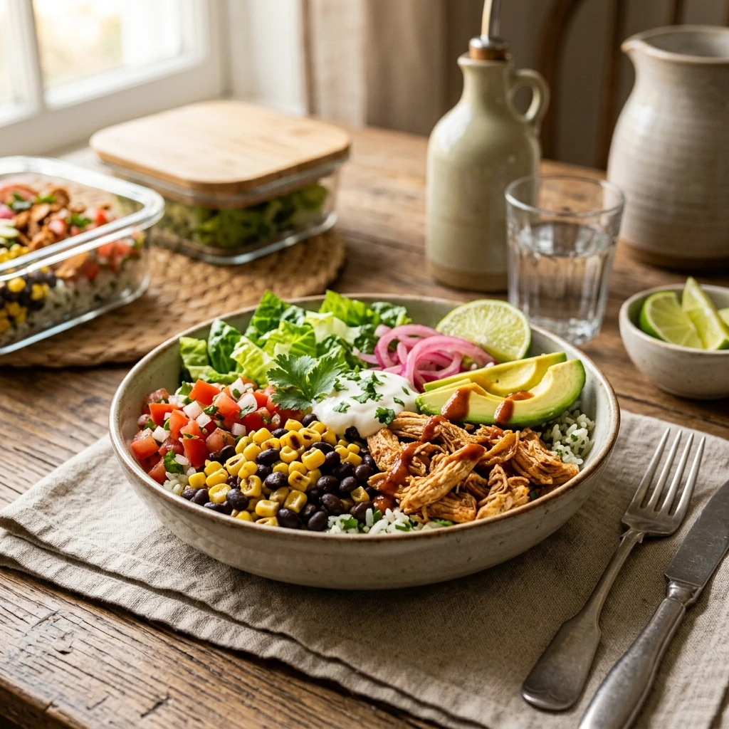 Easy Cheap Burrito Bowls $2 Each Meal Prep Friendly
