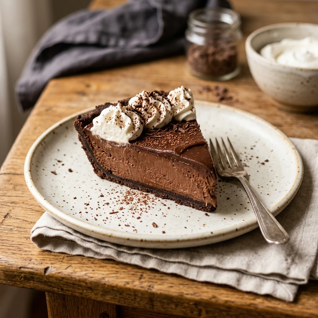 Easy Chocolate Pie No Bake Store Crust