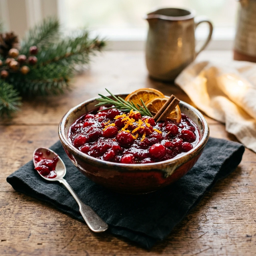 Easy Christmas Cranberry Sauce With Orange Zest Healthy