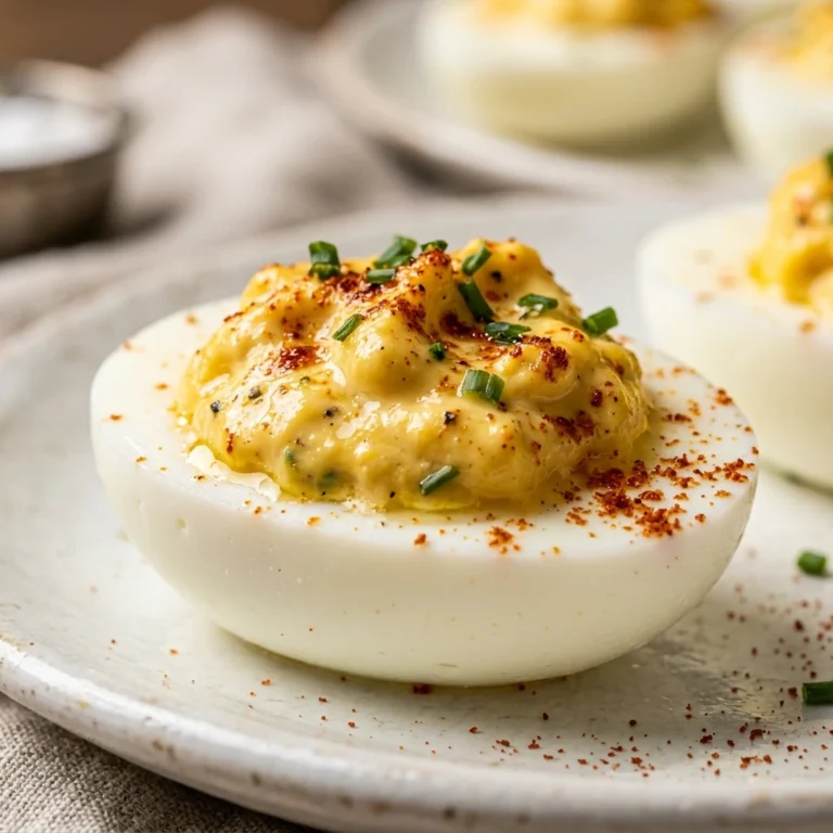 Easy Classic Deviled Eggs With Paprika