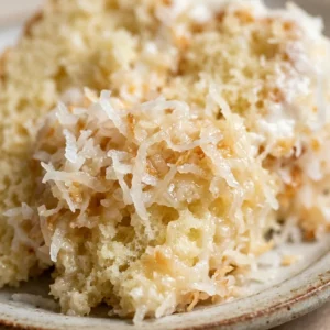 Easy Coconut Cake 3 Ingredient No Fail Box Mix Hack Bakery Style