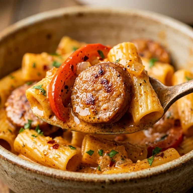 Easy Creamy Cajun Sausage Pasta 20 Minute