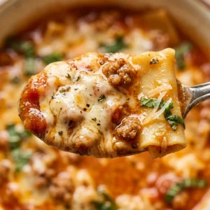 Easy Lasagna Soup Creamy And Cheesy One-Pot