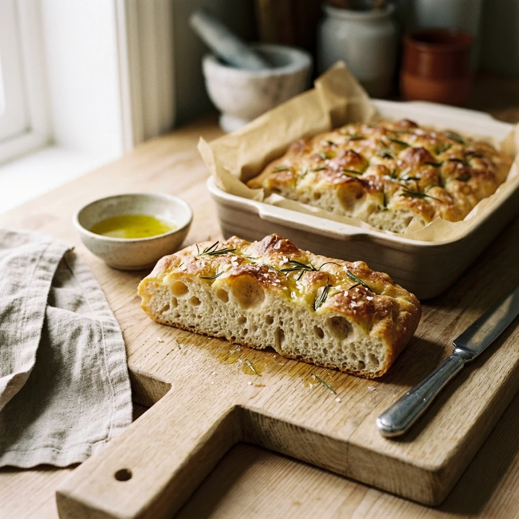 Easy No Knead Sourdough Focaccia For Beginners Step By Step