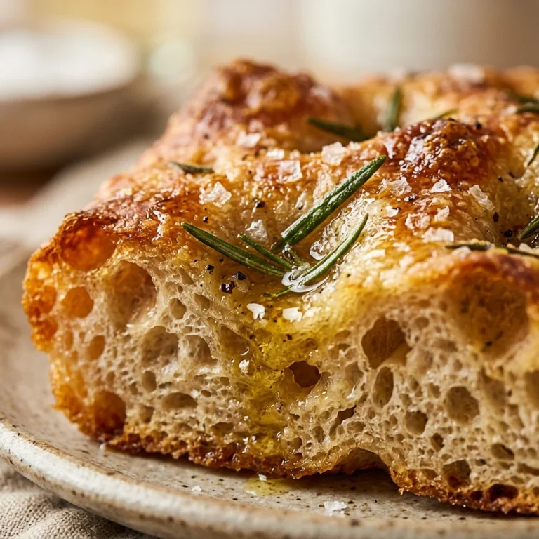 Easy No Knead Sourdough Focaccia With Same Day Bake Beginner