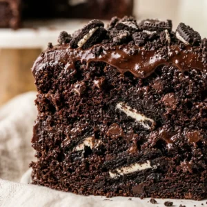 Easy Oreo Cake 3 Ingredient No Fail Box Mix Hack Bakery Style