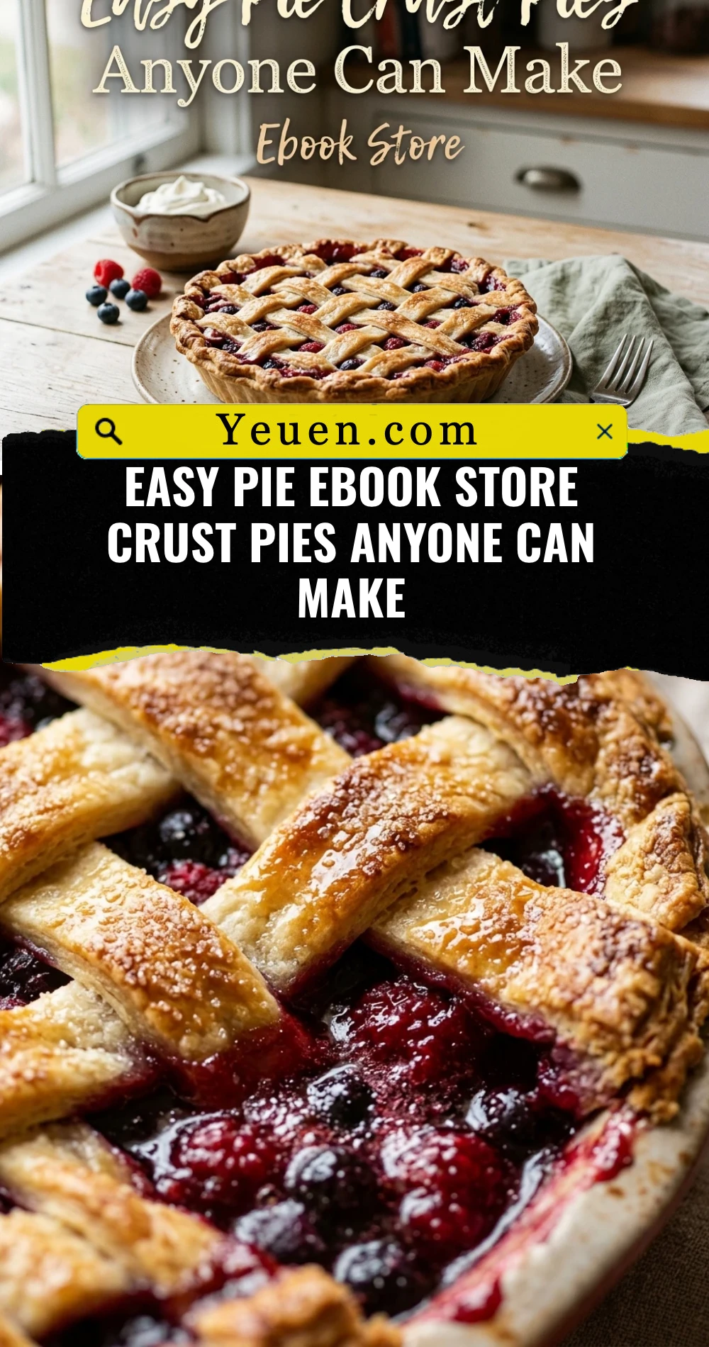 Easy Pie Ebook Store Crust Pies Anyone Can Make