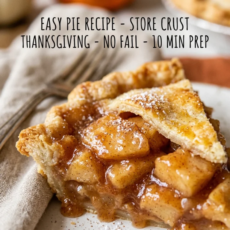 Easy Pie Recipe Store Crust Thanksgiving No Fail 10 Min Prep