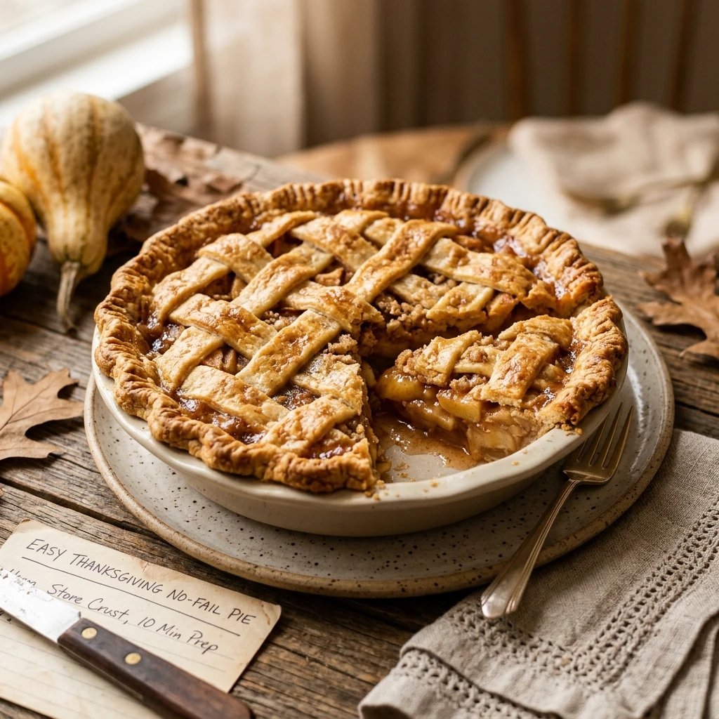 Easy Pie Recipe Store Crust Thanksgiving No Fail 10 Min Prep