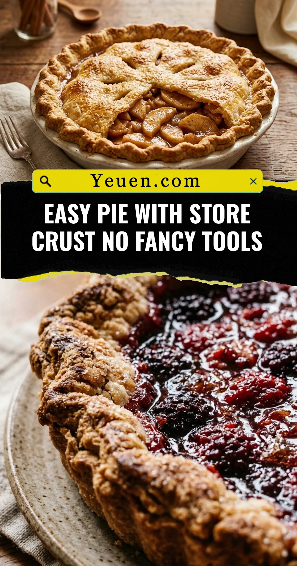 Easy Pie With Store Crust No Fancy Tools