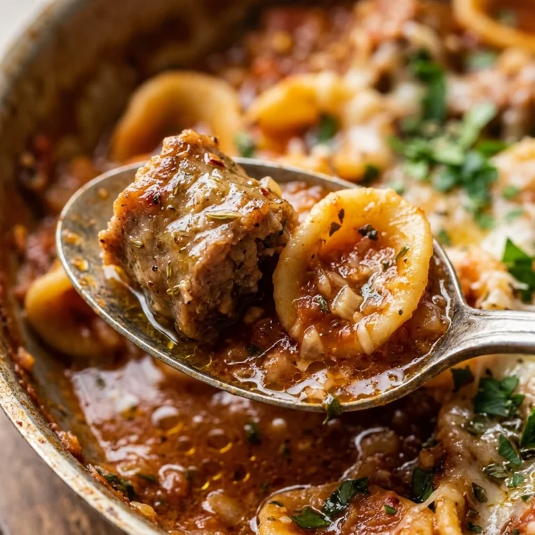 Easy Sausage Pasta Skillet One-Pot Dinner
