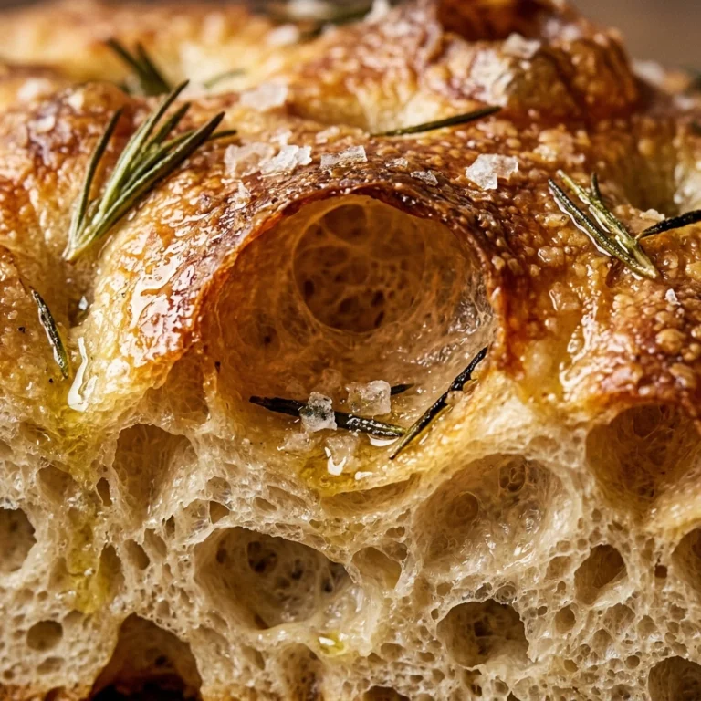 Easy Sourdough Focaccia With Big Air Pockets ASMR Bread