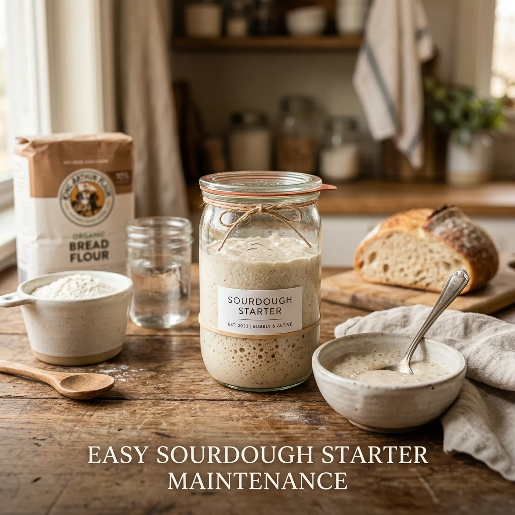 Easy Sourdough Starter Maintenance For Beginners No Fail