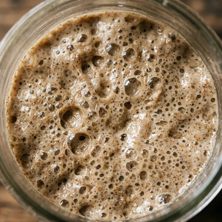 Easy Sourdough Starter With Whole Wheat Flour For Beginners