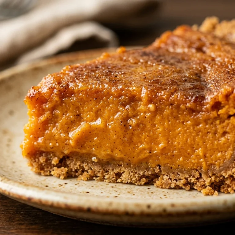 Easy Sweet Potato Pie No Rolling Needed