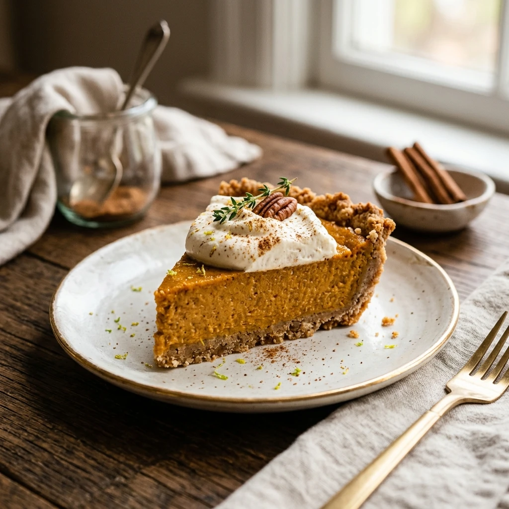 Easy Sweet Potato Pie No Rolling Needed