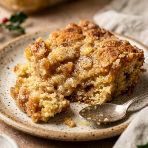 Eggnog Dump Cake That Tastes Like Holidays