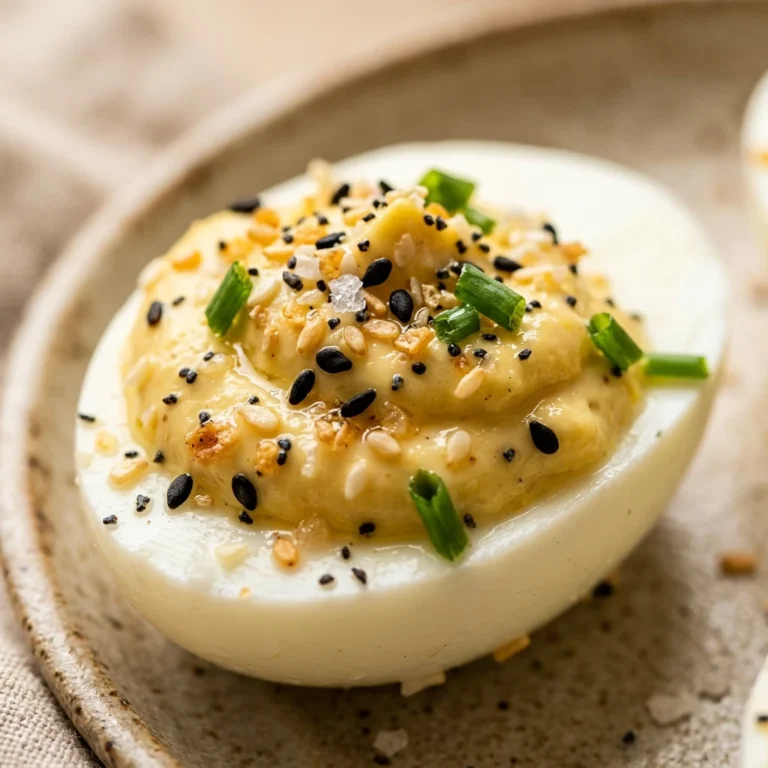 Everything Bagel Deviled Eggs Viral
