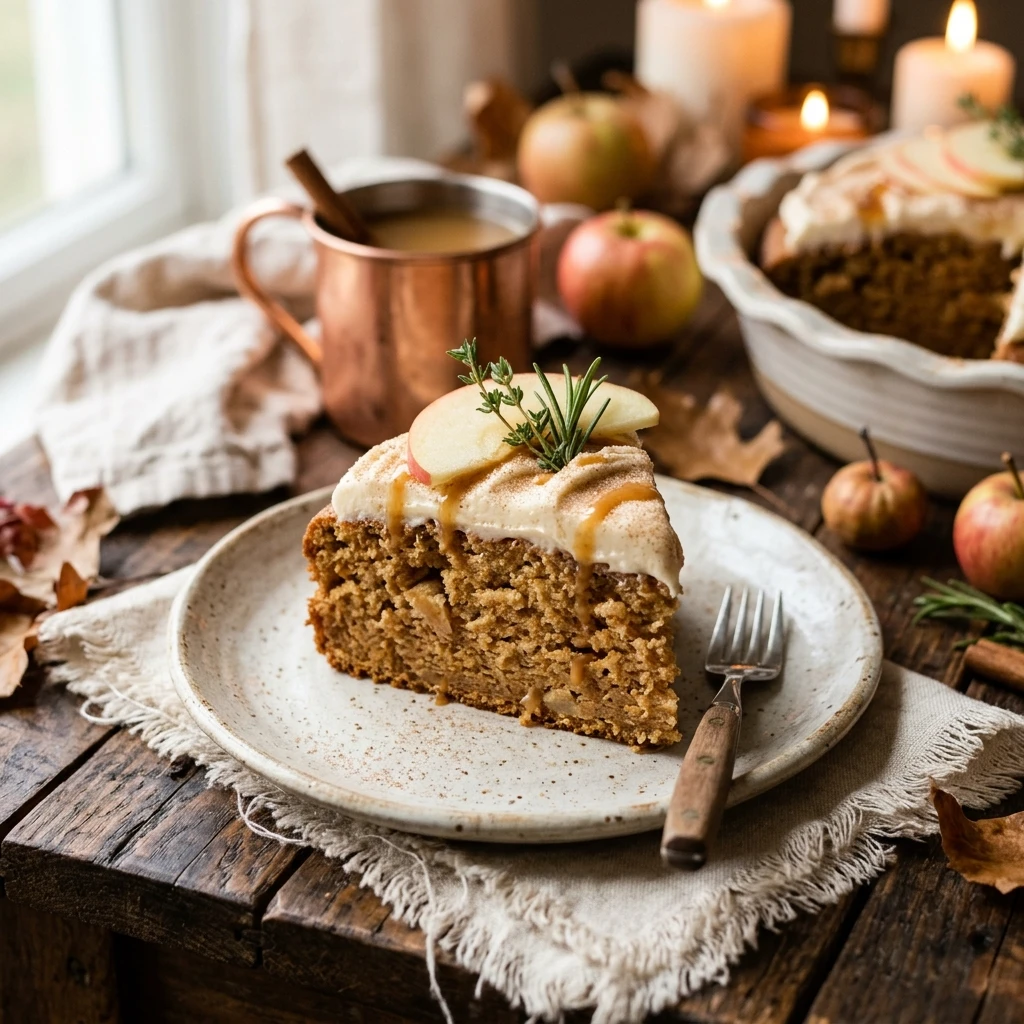 Fall Apple Cider Cake 3 Ingredient Easy Bakery Style